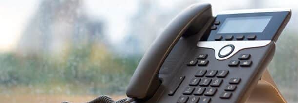Imagem de um telefone que utiliza tecnologia VoIP